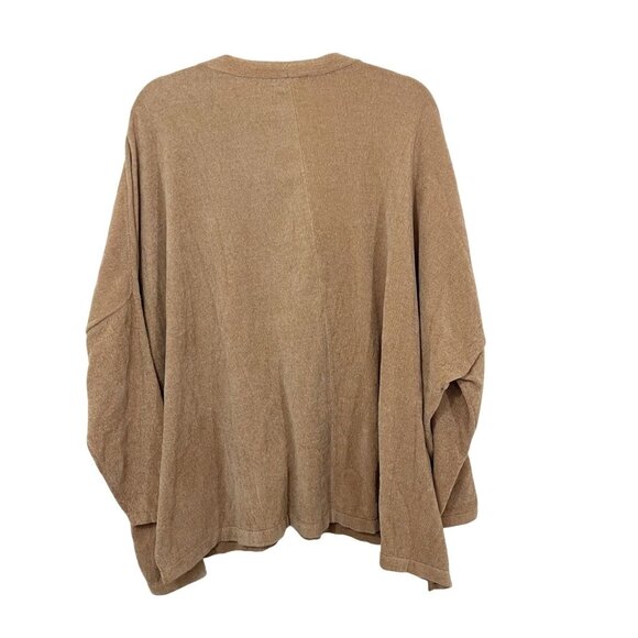 Barefoot Dreams Cozychic Lite Button Up Oversized Cardigan Sweater Brown Size 1X - Picture 2 of 9